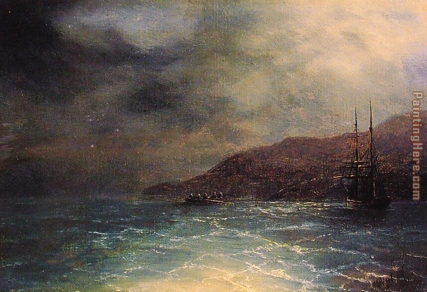Nocturnal Voyage painting - Ivan Constantinovich Aivazovsky Nocturnal Voyage art painting